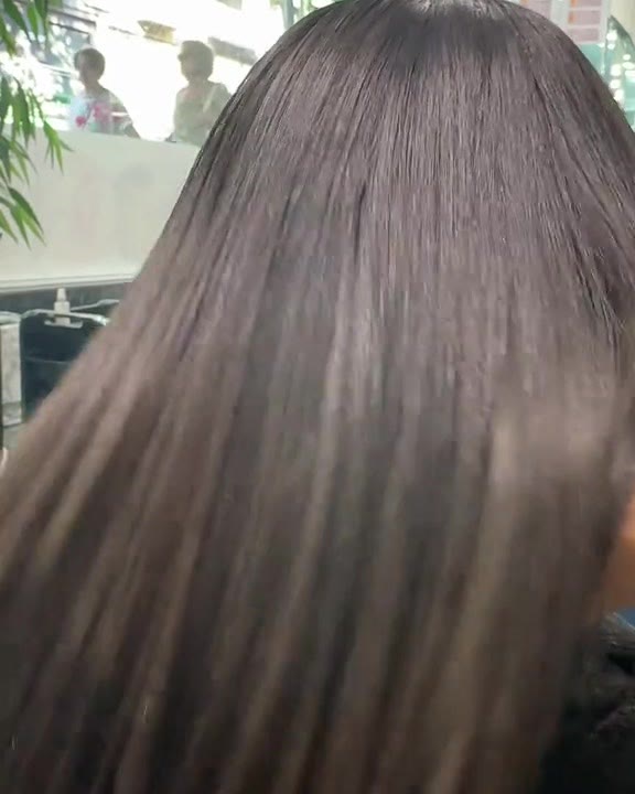 Resultado de alisado afro-latino liso y con brillo en Ciudad Lineal Madrid
